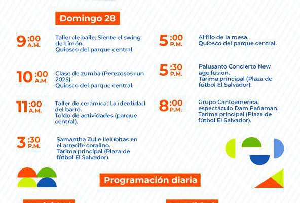 Programación oficial del Festival Nacional de las Artes